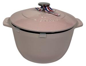 STAUB Öntöttvas főzőedény, zománcozott, 20 cm/3 liter, Cocotte Chistera kerek rózsaszín (54)