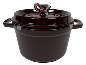 STAUB Öntöttvas főzőedény, zománcozott, 20 cm/2,75 liter, Cocotte Ronde kerek Gránátvörös(34)
