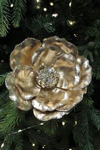 Rose gold fényes magnólia csipeszen 14cm