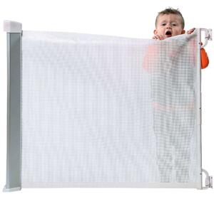 A3 Baby & Kids fehér Rolygate visszahúzható biztonsági kapu