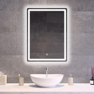 Fürdőszobai LED tükör 50x70cm | Fényerő és színhőmérséklet szabályozás | Welland Type20V