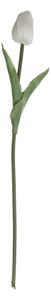 Real touch, 32cm-es tulipán szál - Fehér