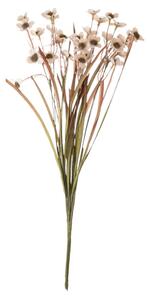 Nefelejcs selyemvirág csokor, 55cm magas - Bézs