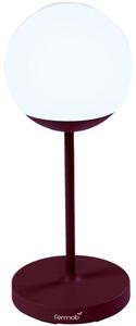 Cseresznyepiros kültéri LED lámpa Fermob MOOOON! 63 cm