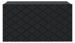 Scalia 50 1SZ éjjeliszekrény szett 2 db, falra szerelhető - matt fekete