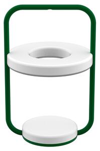 Sötétzöld újratölthető LED asztali lámpa Fermob Ulli 30 cm