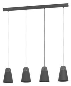 EGLO , 99545 , CANTERRAS , függeszték , E27 , 4X40W , IP20 , szürke, fehér