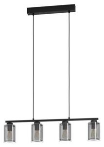 EGLO , 99707 , ZOCABON , függeszték , E27 , 4X40W , IP20 , átlátszó