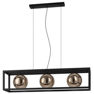 EGLO , 390091 , CORDOBA , függeszték , E27 , 3X40W , IP20 , vörösréz színű