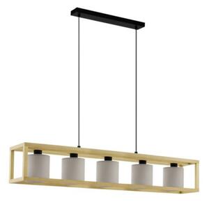 EGLO , 390109 , GRANADOS , függeszték , E27 , 5X25W , IP20 , cappuccino, fehér