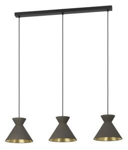 EGLO , 900348 , NASTASIA , függeszték , E27 , 3X40W , IP20 , cappuccino, réz