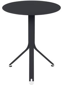 Antracit fém asztal Fermob Rest'O Ø 60 cm