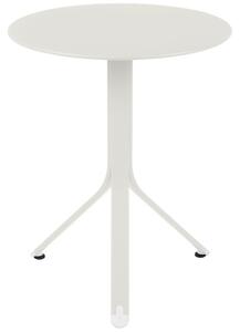Világosszürke fém asztal Fermob Rest'O Ø 60 cm