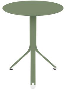 Kaktuszzöld fém asztal Fermob Rest'O Ø 60 cm
