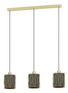 EGLO , 390207 , COROJAL , függeszték , E27 , 3X40W , IP20 , cappuccino, réz