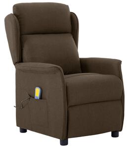 Masszázsszék Barna 67.5 x 93.5 x 101.5 cm Textil és Hab