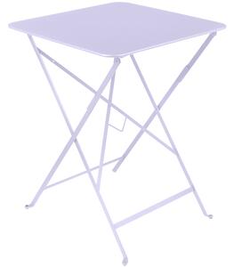 Lila fém összecsukható asztal Fermob Bistro 57 x 57 cm