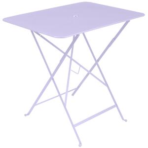 Lila fém összecsukható asztal Fermob Bistro 57 x 77 cm