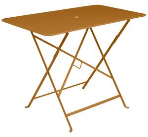 Barna fém összecsukható asztal Fermob Bistro 97 x 57 cm