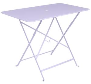 Lila fém összecsukható asztal Fermob Bistro 97 x 57 cm