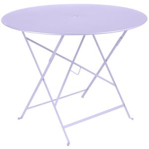 Lila fém összecsukható asztal Fermob Bistro Ø 96 cm