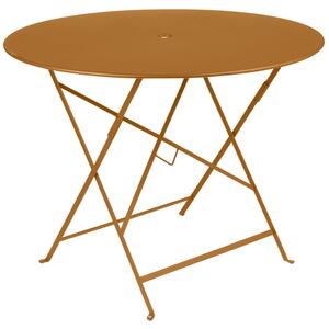 Barna fém összecsukható asztal Fermob Bistro Ø 96 cm