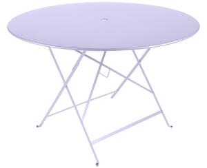 Lila fém összecsukható asztal Fermob Bistro 117 cm