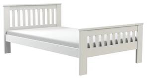 Egyszemélyes fa ágy 120x200 MEBANE - fehérfenyő