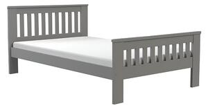 Egyszemélyes fa ágy 120x200 MEBANE - antracit