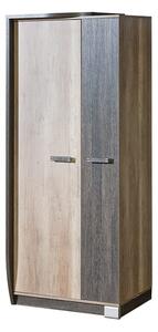 BENSON gardrób 80 cm - canyon tölgy / arusha, bal oldali