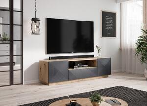 Asha TV-szekrény 167 cm - artisan/rivier stone matt