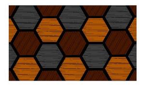Notrax Déco Design™ Imperial Honeycomb beltéri takarítószőnyeg, barna, 60 x 90 cm, 60 x 90 cm%