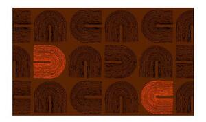 Notrax Déco Design™ Imperial Arches beltéri tisztítószőnyeg, barna, 60 x 90 cm%