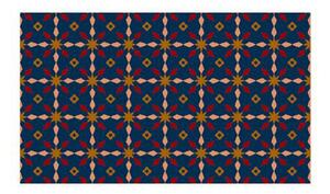 Notrax Déco Design™ Imperial Snowstar beltéri takarítószőnyeg, kék, 60 x 90 cm%