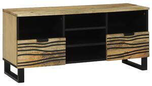 TV szekrény, 100x33,5x46 cm, tömör mangófából készült