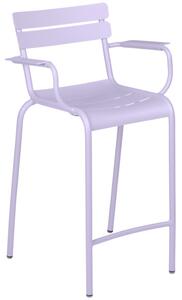 Lila fém bárszék Fermob Luxembourg 69,5 cm