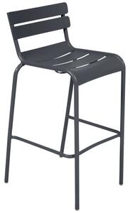 Antracit fém bárszék Fermob Luxembourg 80 cm