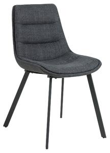 Mazzoni IDA Antracitszürke (Basel 19 szövet) - MODERN KÁRPITOZOTT SZÉK LOFT NAPPALIBA/ÉTKEZŐBE