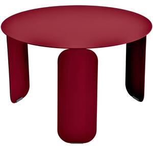 Piros fém kerti dohányzóasztal Fermob Bebop 60 cm
