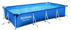 Bestway Steel Pro fémvázas medence vízforgatóval - 400 x 211 x 81 cm