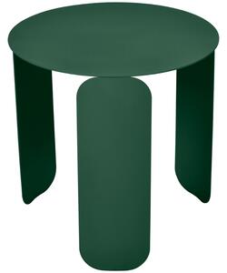 Sötétzöld fém kerti oldalasztal Fermob Bebop 45 cm