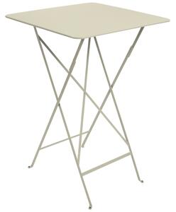 Világosszürke fém összecsukható bisztróasztal Fermob Bistro 71 x 71 cm