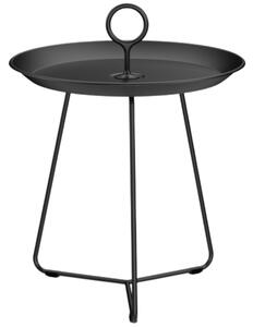 Fekete fém tárolóasztal HOUE Eyelet 45 cm