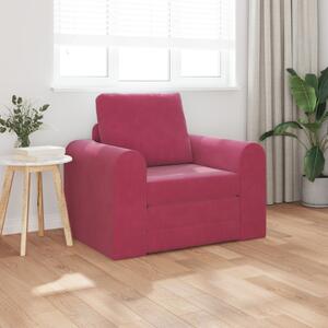 VidaXL Kanapéágy Bordó 98 x 71 x 83 cm Bársony