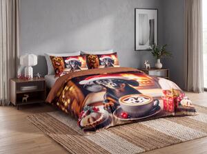 3D mikroszálas flanel ágyneműhuzat WARM WOOFS színes + párnahuzat 40x50 cm ingyenes Ágyneműhuzat mérete: 70 x 90 cm | 140 x 200 cm