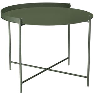 Zöld fém kerti dohányzóasztal HOUE Edge 62 cm
