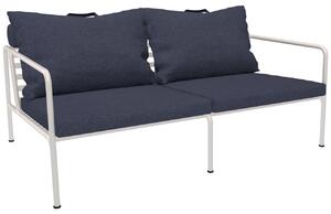 Sötétkék kárpitozott kerti kanapé HOUE Avon 159 cm