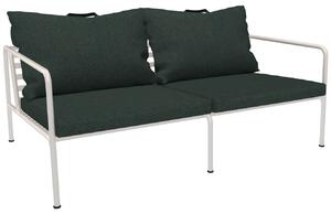 Sötétzöld kárpitozott kerti kanapé HOUE Avon 159 cm
