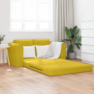 VidaXL Kanapéágy Sárga 148 x 71 x 83 cm Bársony