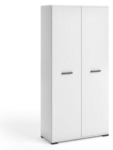 Kétajtós szekrény 90 cm KLENRI - fehér